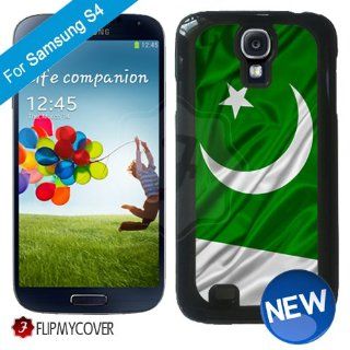 Pakistan Flag Waving Samsung Galaxy S4 i9500 i9505 Plastic Hard Phone Cover Case: Everything Else