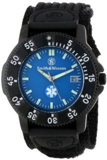 Smith & Wesson Men's SWW 455 EMT EMT Black Nylon Strap Watch Smith & Wesson Watches