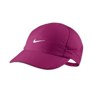NIKE WOMENS DRI FIT FEATHERLIGHT RUNNING CAP Cool and Lightweight Perfect For Your Run! (Dark Pink) : Baseball Caps : Clothing