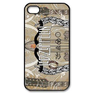 Custom Led Zeppelin Cover Case for iPhone 4 4s LS4 2598 Cell Phones & Accessories
