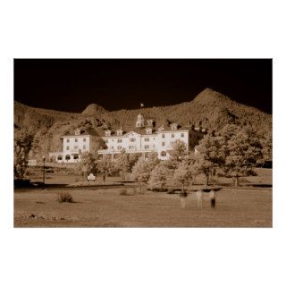 Stanley Hotel Ghosts Infrared Posters