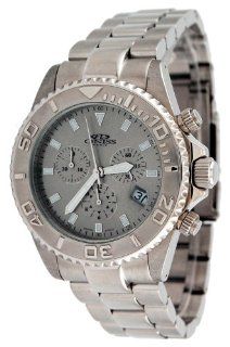 Oniss Men's Stainless Steel Sports Diver Chronograph Watch #ON475 M8: Watches