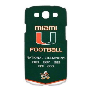 NCAA Miami Hurricanes Champions Banner Cases Cover for Samsung Galaxy S3 I9300: Cell Phones & Accessories