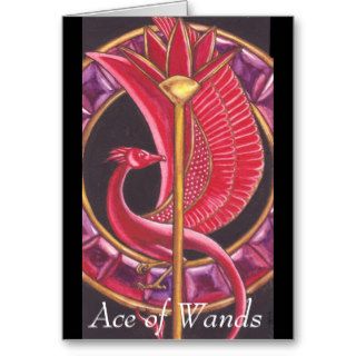 Ace of Wands Greeting Card