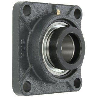 Hub City FB220URX2 Flange Block Mounted Bearing, 4 Bolt, Normal Duty, Relube, Eccentric Locking Collar, Narrow Inner Race, Cast Iron Housing, 2" Bore, 2.476" Length Through Bore, 5.118" Mounting Hole Spacing: Industrial & Scientific