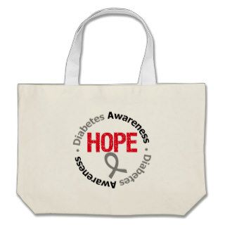Diabetes Awareness Hope Ribbon Swag Tote Bag