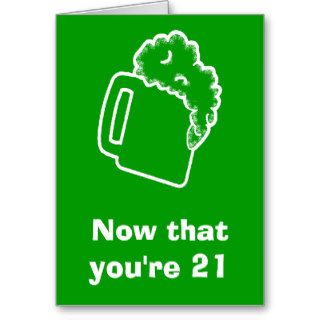 21st Birthday rules Greeting Cards