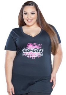 Sealed With A Kiss Designs Plus Size My Tatas are Kind of a Big Deal Tee   Size 6X, Black at  Womens Clothing store: Fashion T Shirts