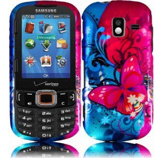 For Samsung Intensity 3 III U485 Hard Design Cover Case Butterfly Bliss: Cell Phones & Accessories