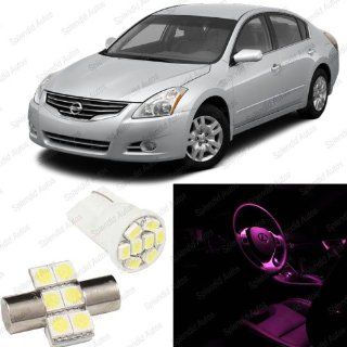 Pink LED Nissan Altima Interior Package Deal 2007   2012 (8 Pieces): Automotive