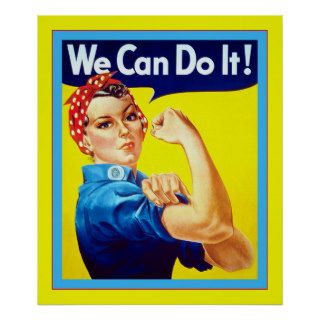 We Can Do It ~ Vintage World War 2 Poster