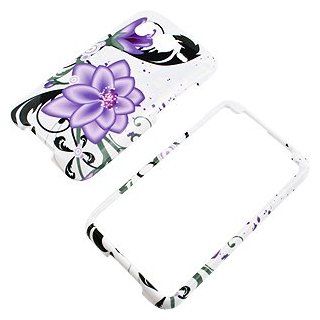 Violet Lily Protector Case for HTC Inspire 4G: Cell Phones & Accessories