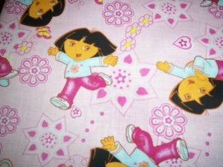 NEW VALANCE WINDOW CURTAIN MADE FROM PINK DORA EXPLORER FABRIC : Shower Curtains : Everything Else