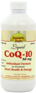 Dynamic Health Liquid Coq 10,  50 mg, 8 Ounce: Health & Personal Care