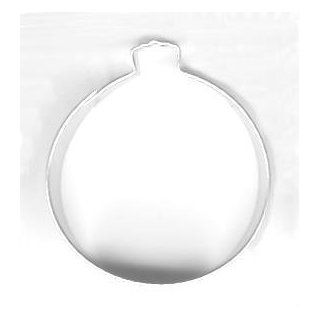 Round Christmas Ornament Metal Cookie Cutter for Holiday Baking / Christmas Party Favors / Scrapbooking Stencil: Kitchen & Dining