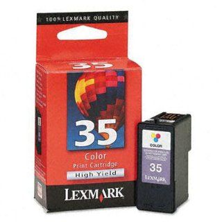 Lexmark 18c0035 High Yield Ink 475 Page Yield Tri Color Resists Smudging Streaking Fading: Electronics