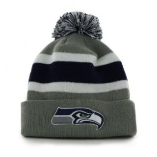 NFL Seattle Seahawks Men's Breakaway Knit Cap, One Size, Gray : Sports Fan Beanies : Clothing