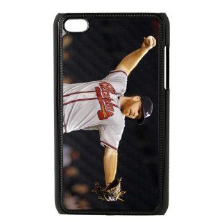 NFL Atlanta Braves Custom Case for iPod Touch 4, VICustom iTouch 4 Protective Cover(Black&White)   Retail Packaging: Cell Phones & Accessories