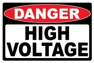 Security Sign   Danger   High Voltage   #477 : Business And Store Signs : Office Products