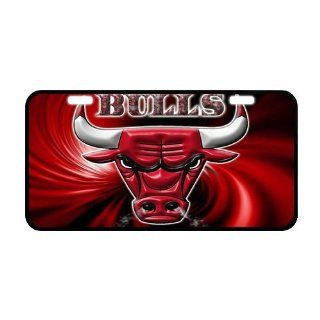Chicago Bulls Metal License Plate Frame LP 495 : Sports Fan License Plate Frames : Sports & Outdoors