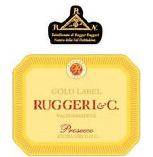 Ruggeri Gold Label Prosecco di Valdobbiadene DOC Extra Dry NV 750ml Wine