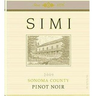 Simi Pinot Noir 2009 750ML: Wine