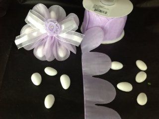 Lavender Pull Bow Ribbon for Jordan Almond Candy Flower 10 Yards: Everything Else