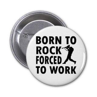 Cool Rock Designs Pinback Buttons