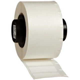 Brady PTL 16 499 TLS 2200 And TLS PC Link 1" Height, 0.375" Width, B 499 Nylon Cloth White Color Label (500 Per Roll): Industrial & Scientific