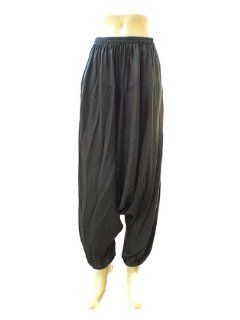 Olive Green Thai Hill Tribe Hmong Pants Trousers Harem Boho Elastic Waist Free Size Rayon : Other Products : Everything Else