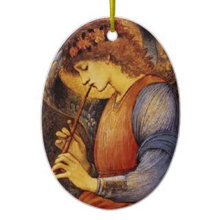 An Angel Playing the Flute   Ornament