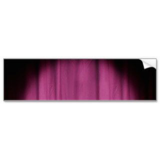 In the Spotlight Center Stage Curtain Background Bumper Sticker