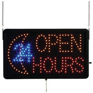 Mitaki Japan™ OPEN 24 HOURS Programmed LED Sign : Pencil Holders : Electronics