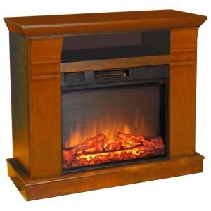 Estate Design Kimball 38 in. Media Console Electric Fireplace in Walnut DISCONTINUED FPKB23