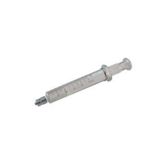 BD 512907 Multifit Glass Zone 2 Reusable Control Syringe with Luer Lok Metal Tip, 10mL Capacity: Science Lab Syringes: Industrial & Scientific