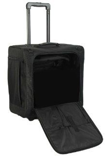 Carroll Leather (H507W) Black Motorcycle Bag with Wheel: Automotive