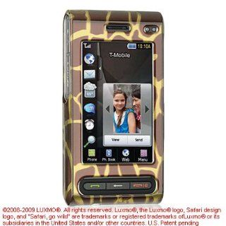 NEW BROWN GIRAFFE SKIN HARD CASE COVER FOR SAMSUNG MEMOIR SGH T929 CELL PHONE: Cell Phones & Accessories