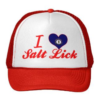 I Love Salt Lick, Kentucky Mesh Hats