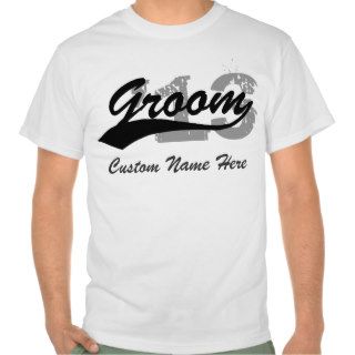 Groom T Shirt, Name+Year