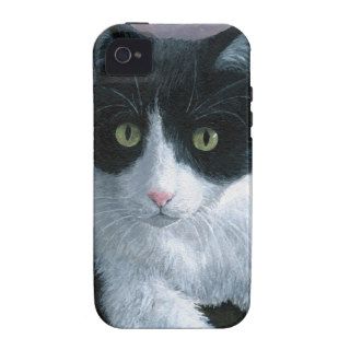 Cat 577 Tuxedo Vibe iPhone 4 Cases