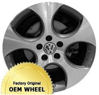 VOLKSWAGEN GOLF,JETTA 18x7.5 5 SPOKE Factory Oem Wheel Rim  MACHINED FACE GREY   Remanufactured: Automotive