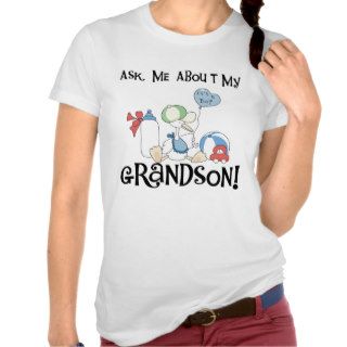 Ask About My Grandson Tshirts and Gifts