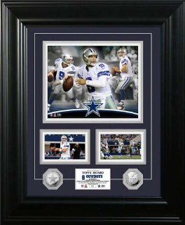 Dallas Cowboys Tony Romo "Marquee" Silver Coin Photo Mint : Sports Related Collectible Photomints : Sports & Outdoors
