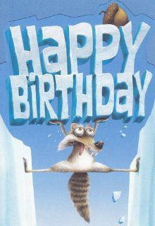 Greeting Card Birthday Ice Age Dawn of the Dinosaurs "Happy Birthday": Health & Personal Care