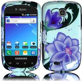 Hard Violet Flowers Case Cover Faceplate Protector for Samsung Dart T499 with Free Gift Reliable Accessory Pen: Cell Phones & Accessories