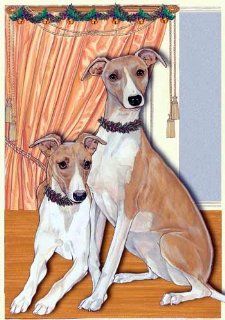 Whippet Christmas Cards  Greeting Cards 