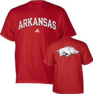 NCAA Men's Arkansas Razorbacks Relentless Tee Shirt (Victory Red, Large) : Sports Fan T Shirts : Clothing
