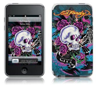 Ed Hardy iPod Touch Tattoo Skin   Skull & Roses: Computers & Accessories