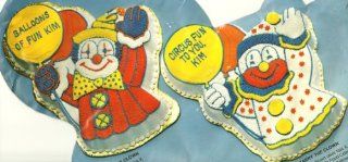 Wilton Cake Pan Circus Clown (502 3193, 1981) Novelty Cake Pans Kitchen & Dining