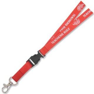 Teachers Rule Red Education Lanyard Sports & Outdoors
